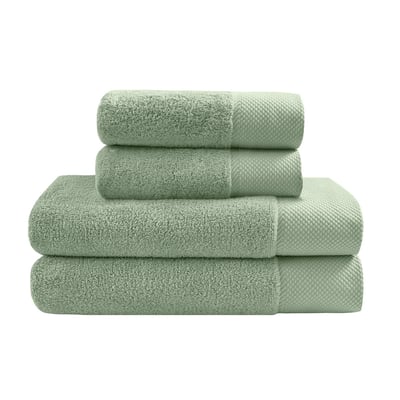 Ensemble Maxi bain 4 pièces (2 Maxi draps de bain + 2 serviettes) SENSOFT SENSEI MAISON