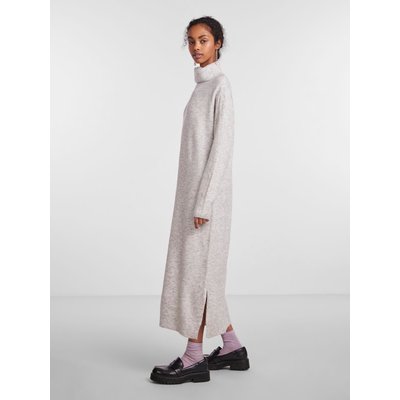 Robe pull maxi, col montant PIECES