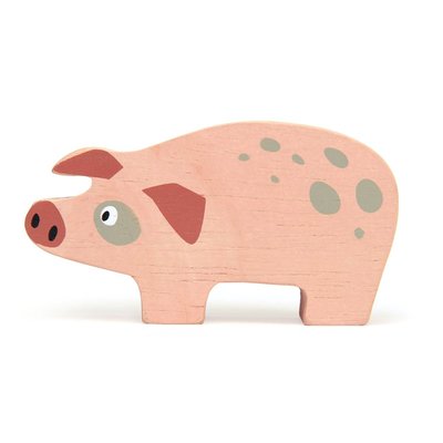 Cochon en bois TENDER LEAF TOYS