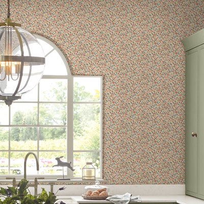 Papier peint liberty fleuri Devrins Grove LAURA ASHLEY