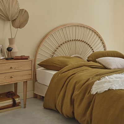 Tête de lit en rotin 160 cm  BOHO BERAH GETAH