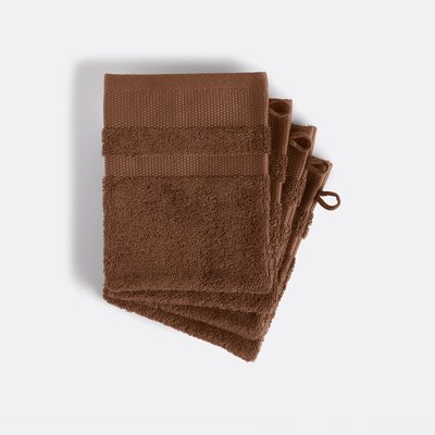 Set of 4 Kheops 600g/m2 Combed Cotton Washcloths LA REDOUTE INTERIEURS