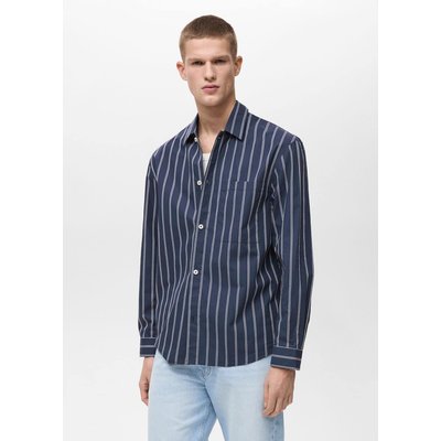 Chemise regular-fit 100 % coton rayures MANGO MAN