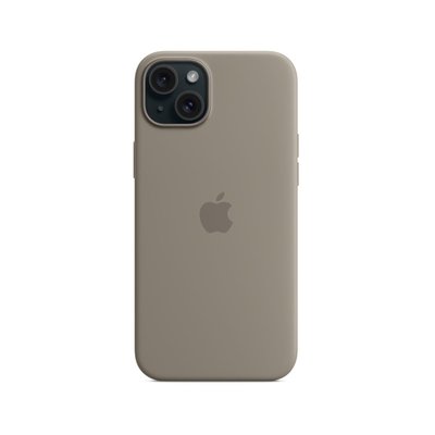 Coque iPhone 15 Plus MagSafe silicone Argile APPLE