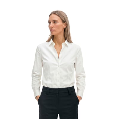 Blouse à manches longues en qualité popeline stretch MARC O'POLO