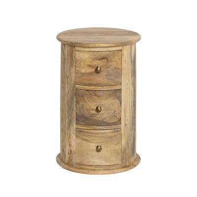 Table de chevet en bois de manguier  MAËVA MADE IN MEUBLES 