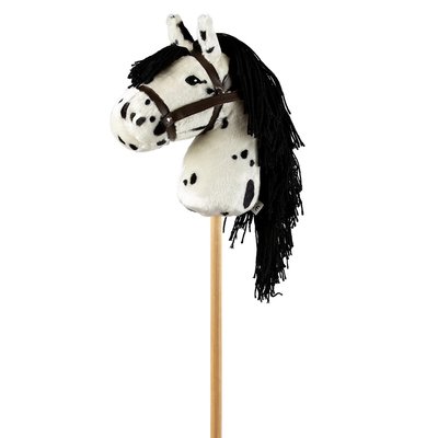 Tête de cheval blanc tacheté à chevaucher BYASTRUP
