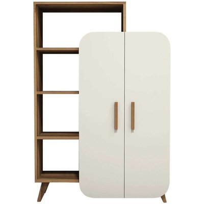 Etagère en aggloméré avec portes fermées Form HANAH HOME