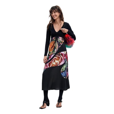 Robe midi imprimée M. C. Lacroix DESIGUAL