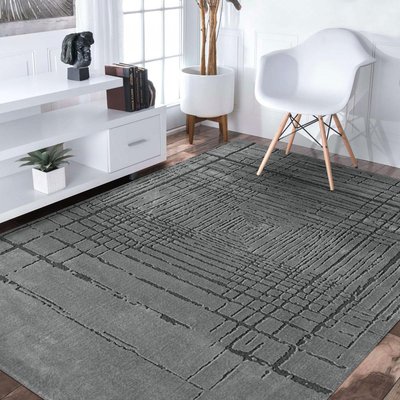 Tapis salon et chambre tissé motif géométrique PRATO UN AMOUR DE TAPIS