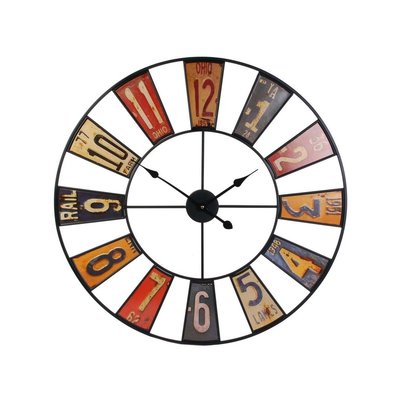 Horloge en métal Recyclerie 80 cm CMP