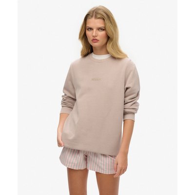 Sweat ras du cou oversize Micro Logo SUPERDRY