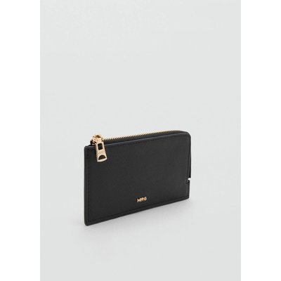 Porte-cartes simili-cuir zippé MANGO