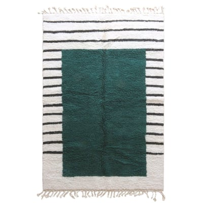 Tapis berbère contemporain aux lignes graphiques en laine 184 x 276 cm AFK LIVING