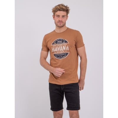 T-shirt Manches Courtes Col Rond Pur Coton Numatis RITCHIE