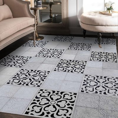 Tapis peau de vache kilim fait main UN AMOUR DE TAPIS