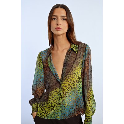 Chemise imprimée en transparence LILI SIDONIO