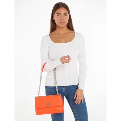 Chain Strap Foldover Bag CALVIN KLEIN