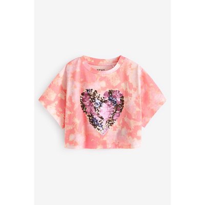 T-shirt avec paillettes manches courtes NEXT