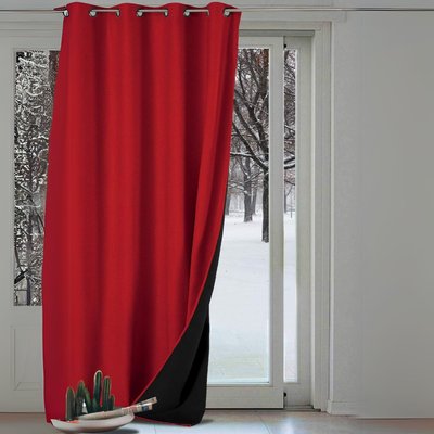 Rideau anti-froid doublé polaire HOME MAISON