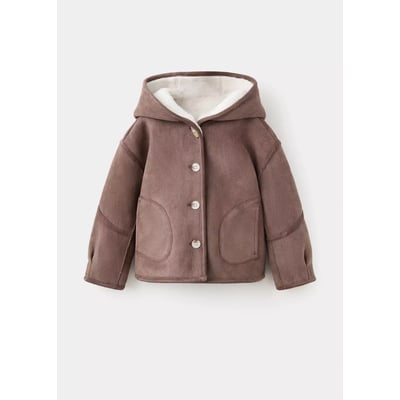 Manteau réversible effet mouton MANGO BABY