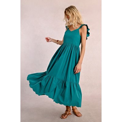 Robe longue fantaisie à volants MOLLY BRACKEN