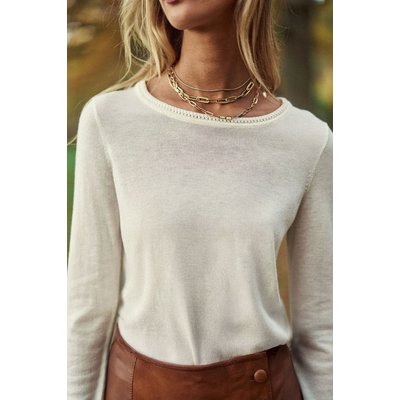 Pull col rond uni MARIE LA PETITE ETOILE