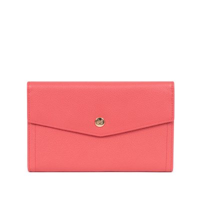 Compagnon de voyage  2 volets  Stop RFID  Cuir de vachette LUNA HEXAGONA
