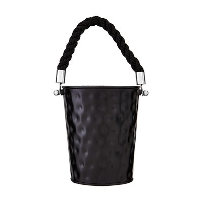 Small Party Bucket in Black Hammered Effect SO'HOME