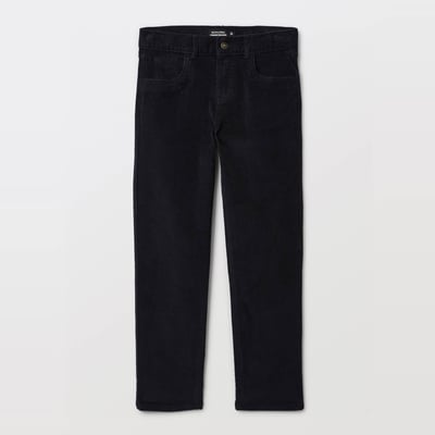 Pantalon slim en velours en coton MONOPRIX
