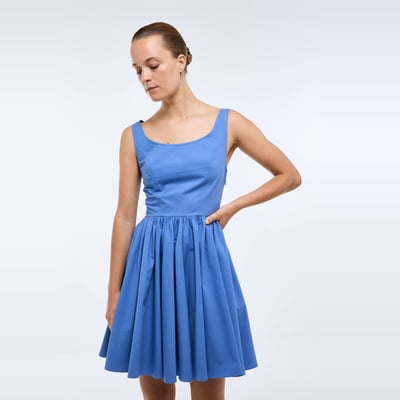 Robe courte à bretelles en coton BIO GOTS MONOPRIX