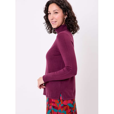 Pull maille col roulé uni BHOLA LA FIANCÉE