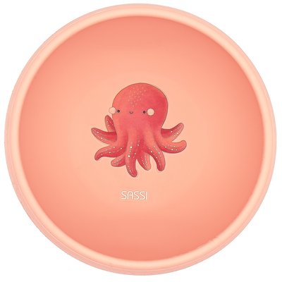 Bol en silicone Slurpy la pieuvre SASSI JUNIOR