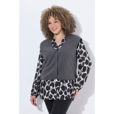Gilet en polaire bouclée, coupe courte ULLA POPKEN
