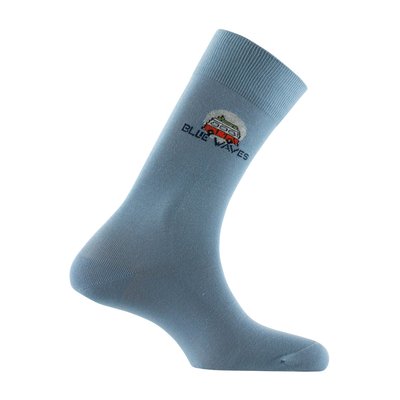 Mi-chaussettes en coton motif Van MADE IN FRANCE KINDY