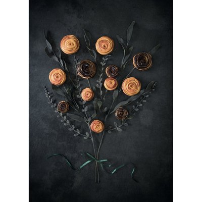 Tableau Mural Fleurs Noirs FLEUR CEANOTHE