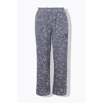 Pantalon de costume en velours à paillettes ULLA POPKEN