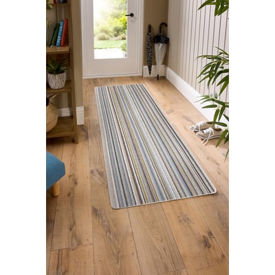 My Stain Resistant Candy Multi Natural Stripe Runner Mat MY MAT