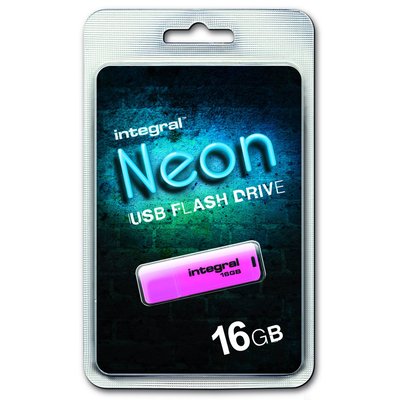 Cle Usb Integral Neon Rose 16 Gb - Neon Rose 16 Gb INTEGRAL
