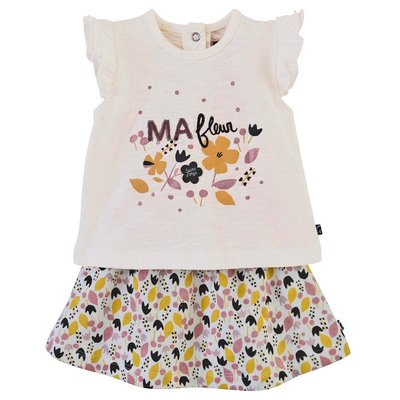 T shirt + jupe modele catherine SUCRE D'ORGE