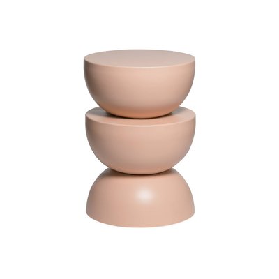 Table d'appoint, bout de canapé, table de chevet métal Ø32 x H46,5cm COUMBA SWEEEK