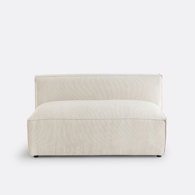 Modulaire zetel, 2-zit, geribd fluweel, Seven LA REDOUTE INTERIEURS