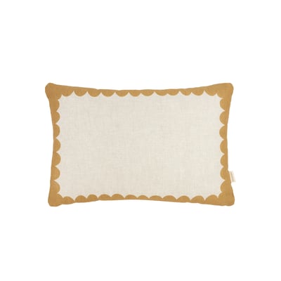 Coussin rectangulaire en lin français VIBES NOBODINOZ