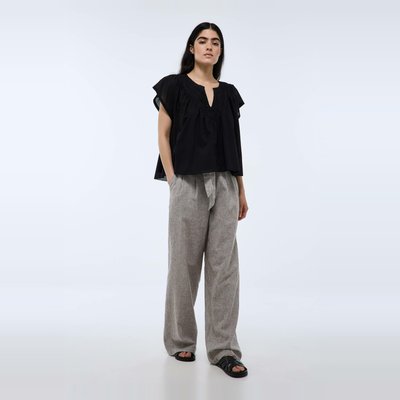 Top manches courtes uni en coton BIO GOTS MONOPRIX