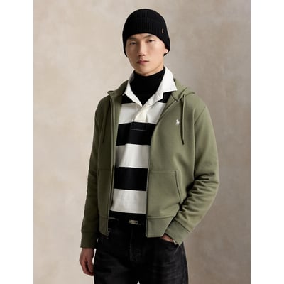 Sweat zippé à capuche, en maille double POLO RALPH LAUREN