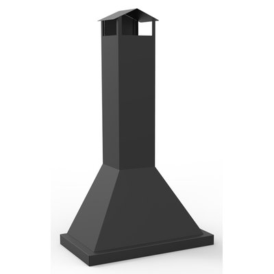 FM Cheminée métallique CB-80 pour barbecue L.90 cm P.50 cm FM BIOMASA