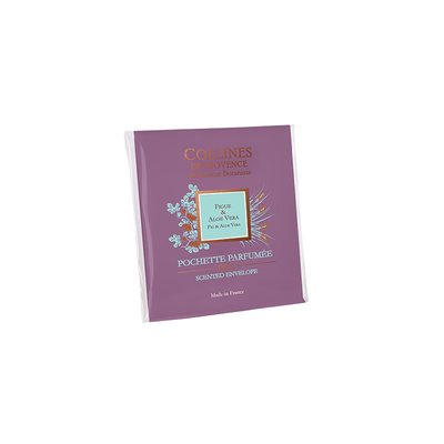 Pochette Parfumée Colorée  FIGUE & ALOE VERA COLLINES DE PROVENCE