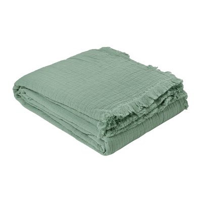 Dessus De Lit en Gaze de coton  BREHAT TOISON D OR