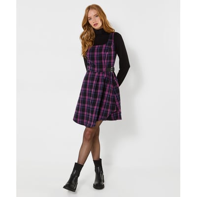 Robe Courte à Carreaux à Boucle Rita JOE BROWNS