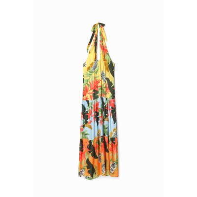 Maxi robe dos nu tropicale DESIGUAL